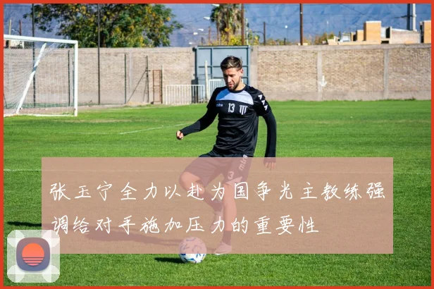 张玉宁全力以赴为国争光主教练强调给对手施加压力的重要性